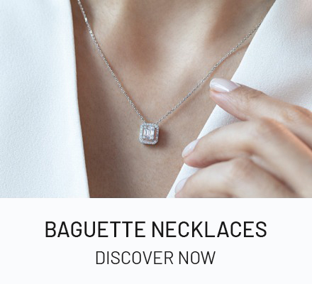 Baguette Diamond Necklaces